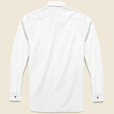 Eli Sueded Poplin Tux Shirt - White - RRL - STAG Provisions - Tops - L/S Woven - Solid