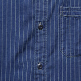 Stifel Stripe Shirt - Indigo - RRL - STAG Provisions - Tops - L/S Woven - Stripe