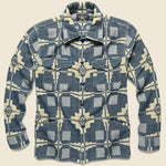Black Bear Jacquard Overshirt - Blue/Tan - RRL - STAG Provisions - Tops - L/S Woven - Overshirt