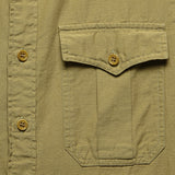 Clayton Sateen Military Shirt - Desert Tan - RRL - STAG Provisions - Tops - L/S Woven - Solid