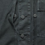 Herringbone Twill Vintage Fit Overshirt - Sulphur Black - RRL - STAG Provisions - Tops - L/S Woven - Overshirt