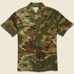 Aloha Camp Shirt - Olive Multi - RRL - STAG Provisions - Tops - S/S Woven - Other Pattern