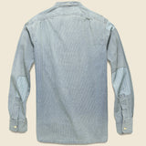 Burke Workshirt - Indigo/Natural - RRL - STAG Provisions - Tops - L/S Woven - Other Pattern