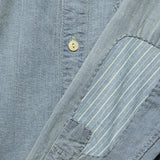Burke Workshirt - Indigo/Natural - RRL - STAG Provisions - Tops - L/S Woven - Other Pattern