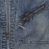 Denim Zip-Front Jacket - Malverne Wash - RRL - STAG Provisions - Outerwear - Coat / Jacket