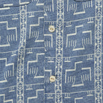 Print Jersey Camp Shirt - Washed Blue Indigo - RRL - STAG Provisions - Tops - S/S Knit