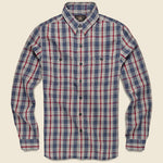 Plaid Twill Workshirt - Blue/Red - RRL - STAG Provisions - Tops - L/S Knit