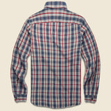 Plaid Twill Workshirt - Blue/Red - RRL - STAG Provisions - Tops - L/S Knit