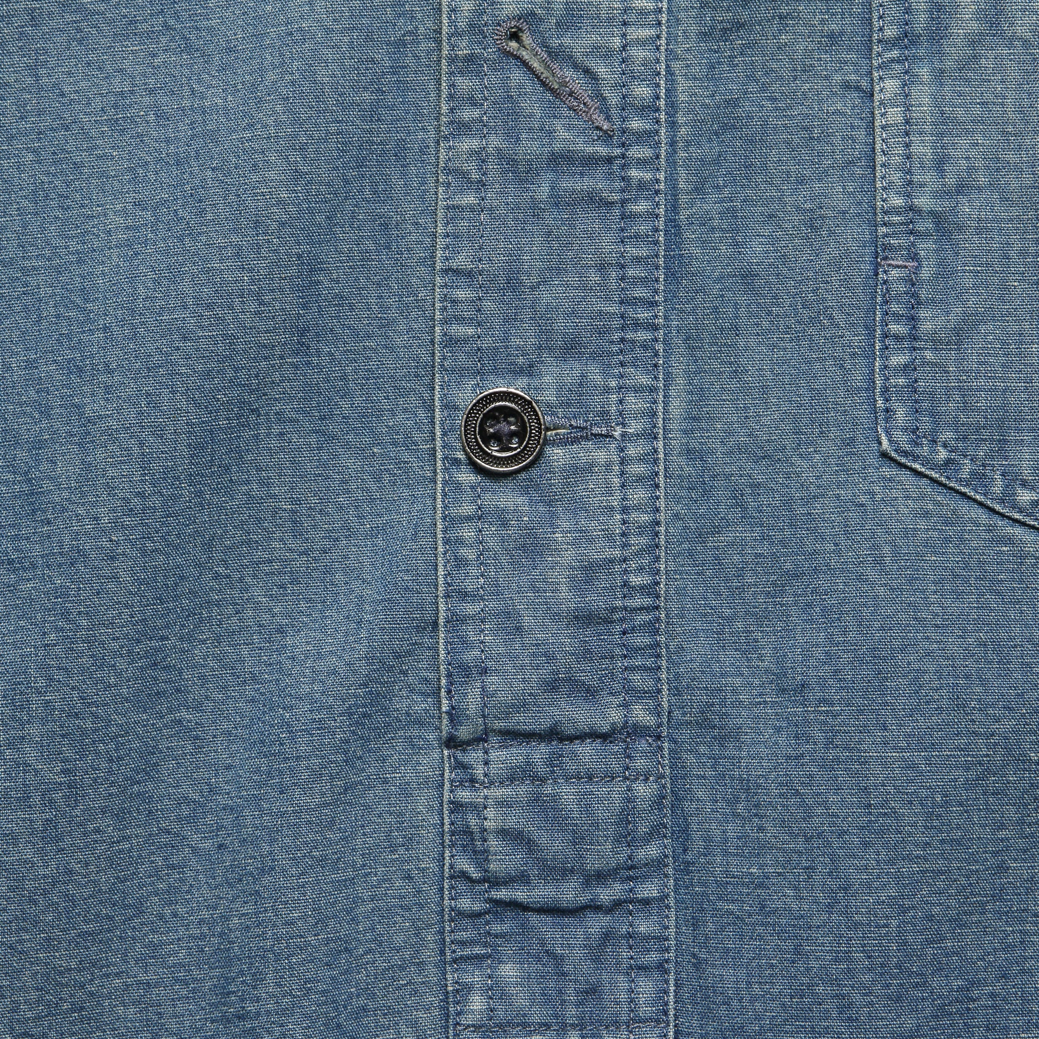Popover Workshirt - Indigo - RRL - STAG Provisions - Tops - L/S Woven - Solid