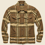 Wool-Blend Workshirt Sweater - Brown - RRL - STAG Provisions - Tops - Sweater