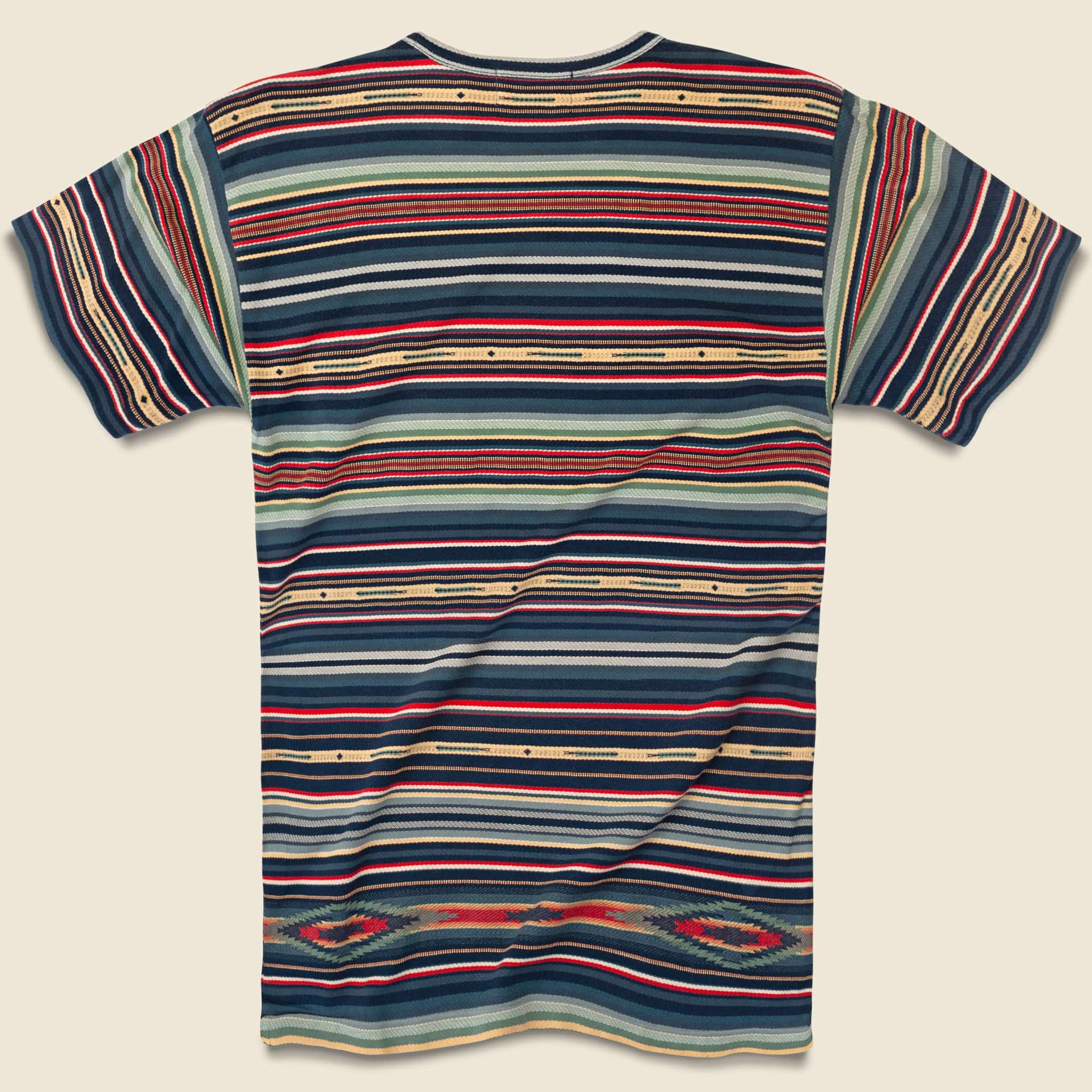 Serape-Striped Pocket Tee - Indigo - RRL - STAG Provisions - Tops - S/S Tee