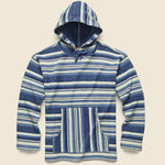 French Terry Hoodie - Indigo Multi Stripe - RRL - STAG Provisions - Tops - L/S Knit