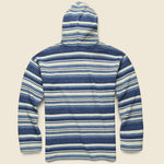 French Terry Hoodie - Indigo Multi Stripe - RRL - STAG Provisions - Tops - L/S Knit