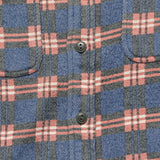 Repaired Jacquard Workshirt - Blue/Red - RRL - STAG Provisions - Tops - L/S Woven - Overshirt