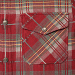 Jacquard Workshirt - Red - RRL - STAG Provisions - Tops - L/S Woven - Other Pattern