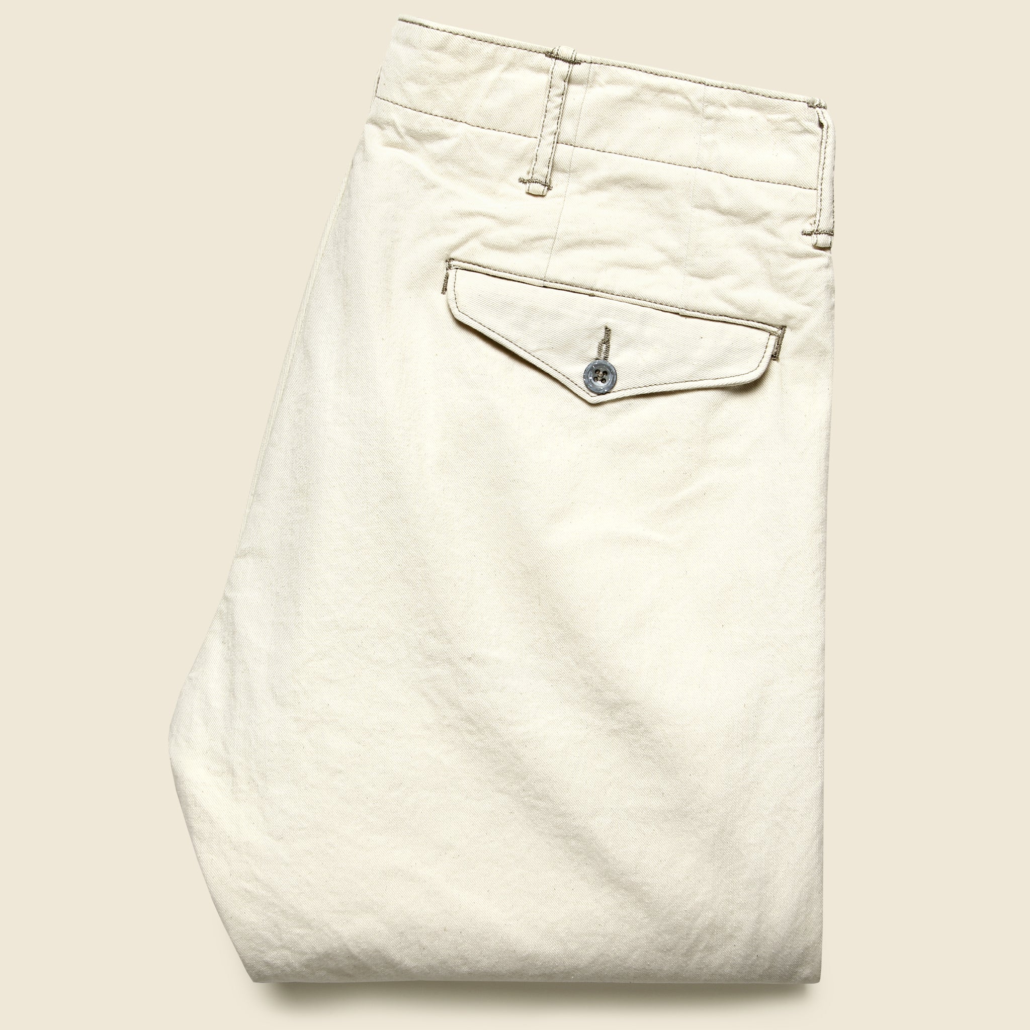 Officer Chino - Natural Seed - RRL - STAG Provisions - Pants - Twill