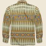 Jacquard Workshirt - Tan - RRL - STAG Provisions - Tops - L/S Woven - Other Pattern