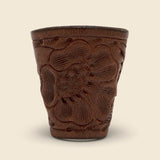 Tooled Leather Bandana Slider - Brown - RRL - STAG Provisions - Accessories - Bandanas