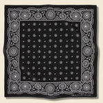 Logo-Motif Bandana - Black/Cream - RRL - STAG Provisions - Accessories - Bandanas