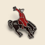 Western-Inspired Enameled Pin - Red/Black/Silver - RRL - STAG Provisions - Accessories - Pins