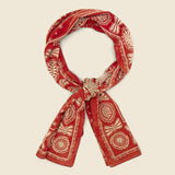 Concha Bandana - Faded Red/Cream/Teal - RRL - STAG Provisions - Accessories - Bandanas