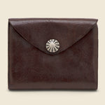 Concha Envelope Wallet - Brown - RRL - STAG Provisions - Accessories - Wallets