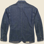 Selvedge Denim Engineer Jacket - Hartville Wash - RRL - STAG Provisions - Outerwear - Coat / Jacket