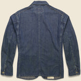Selvedge Denim Engineer Jacket - Hartville Wash - RRL - STAG Provisions - Outerwear - Coat / Jacket