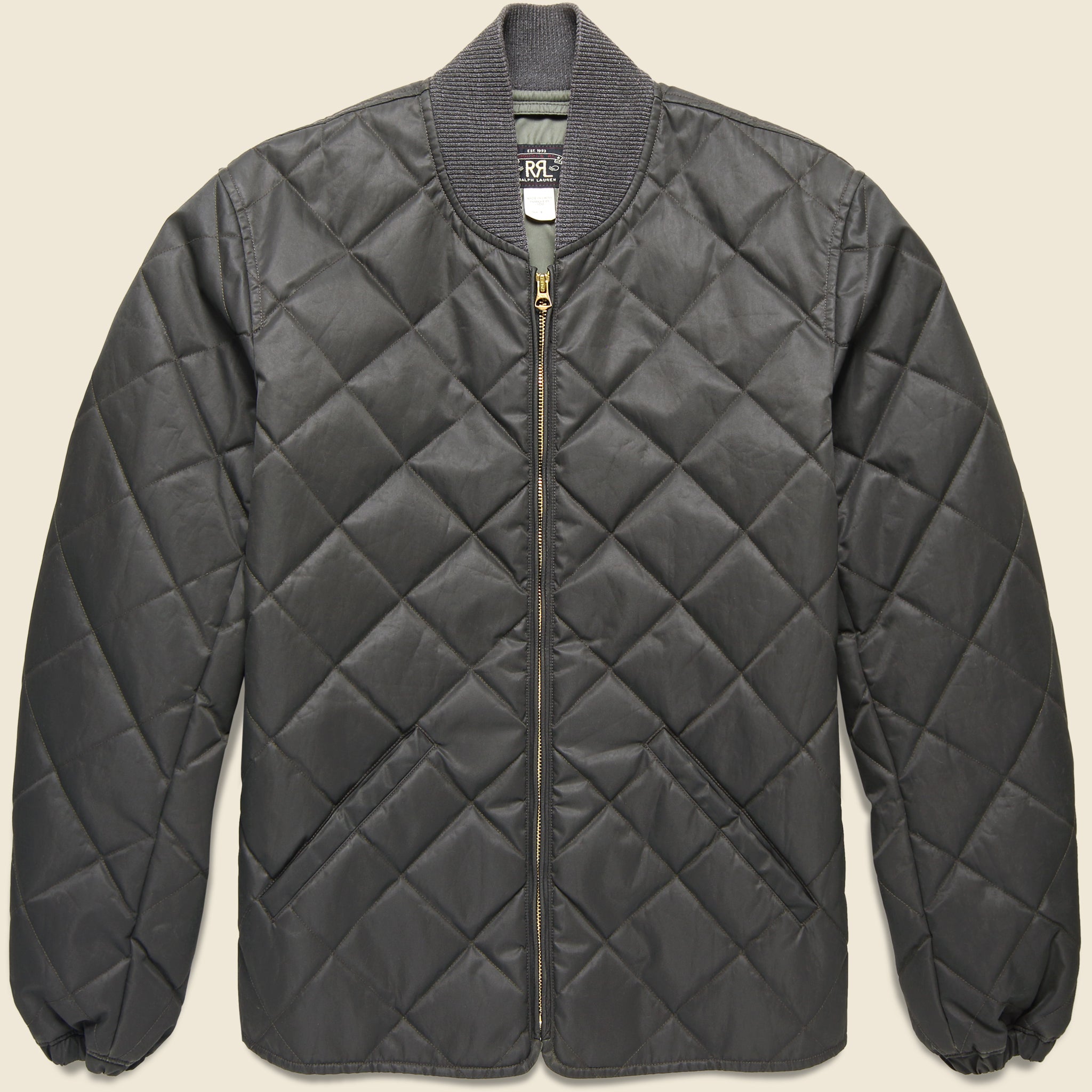 Coalville Quilted Jacket - Vintage Black - RRL - STAG Provisions - Outerwear - Coat / Jacket