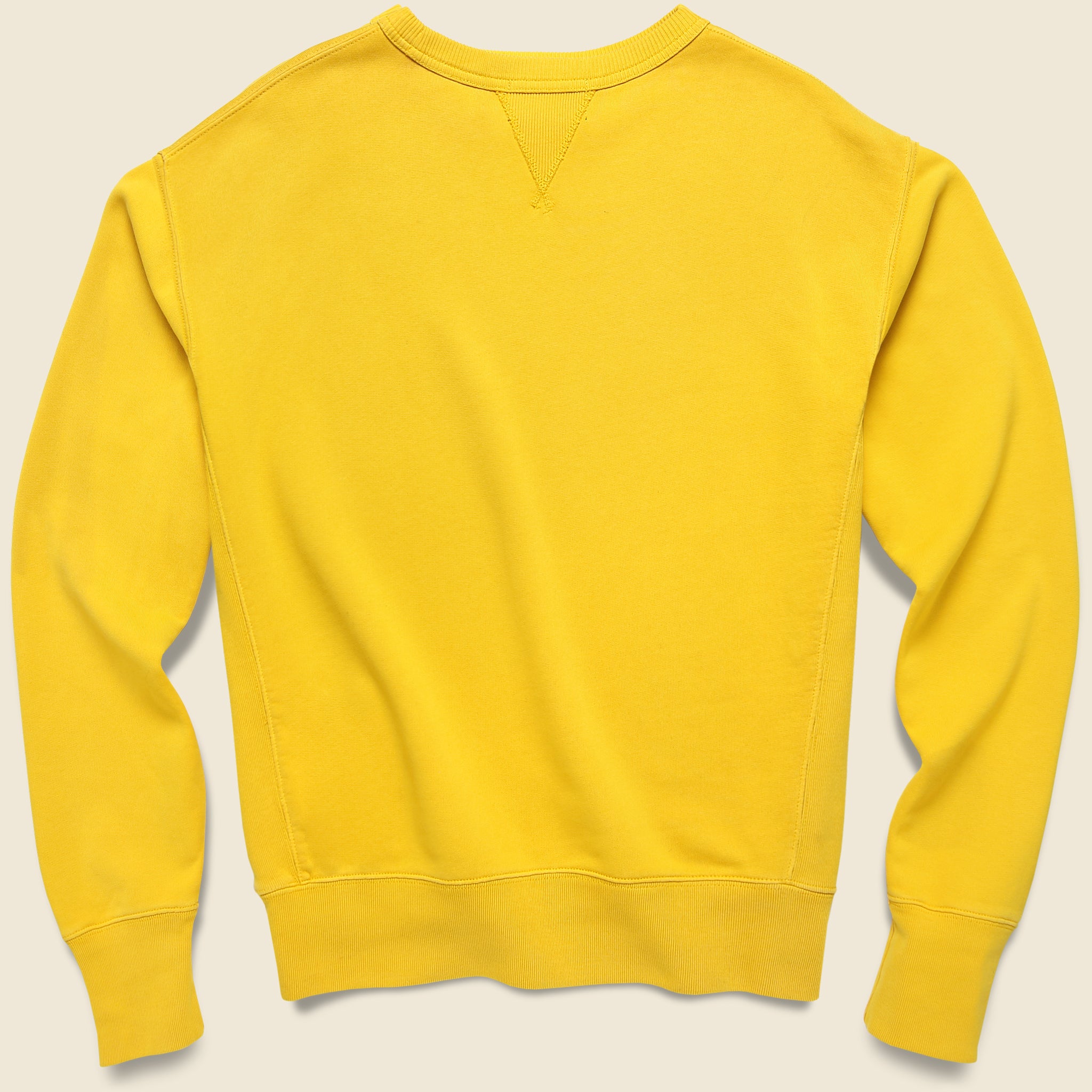 French Terry Graphic Sweatshirt - Gold - RRL - STAG Provisions - Tops - Fleece / Sweatshirt