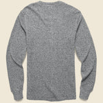 Waffle-Knit Henley - Gravel Siro - RRL - STAG Provisions - Tops - L/S Knit