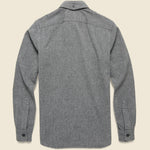 Clayton Military Shirt - Black/Grey Jaspe - RRL - STAG Provisions - Tops - L/S Woven - Other Pattern