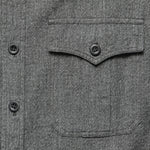 Clayton Military Shirt - Black/Grey Jaspe - RRL - STAG Provisions - Tops - L/S Woven - Other Pattern