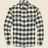 Matlock Workshirt - Black/Cream - RRL - STAG Provisions - Tops - L/S Woven - Plaid