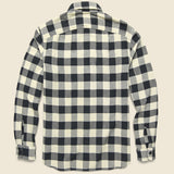 Matlock Workshirt - Black/Cream - RRL - STAG Provisions - Tops - L/S Woven - Plaid