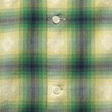 Dobby Plaid Camp Shirt - Green/Blue - RRL - STAG Provisions - Tops - S/S Woven - Plaid