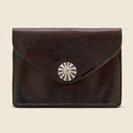 Concha Card Wallet - Brown - RRL - STAG Provisions - Accessories - Wallets