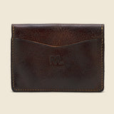 Concha Card Wallet - Brown - RRL - STAG Provisions - Accessories - Wallets