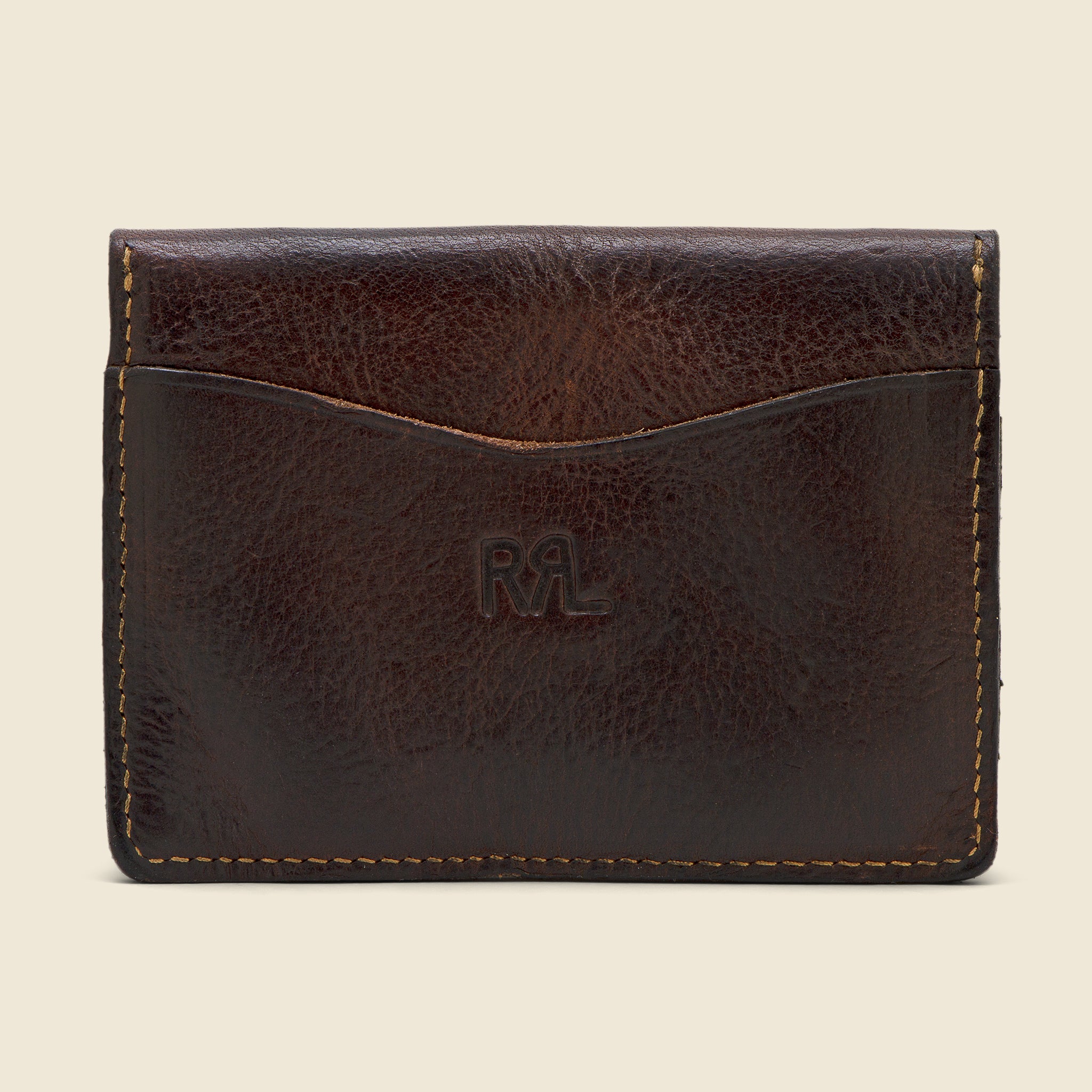 Concha Card Wallet - Brown - RRL - STAG Provisions - Accessories - Wallets