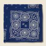 Concha Bandana - Indigo/Cream - RRL - STAG Provisions - Accessories - Bandanas