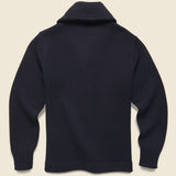 Shawl Collar Patch Cardigan - Navy - RRL - STAG Provisions - Tops - Sweater