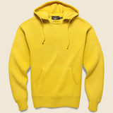 Distressed Fleece Hoodie - Vintage Gold - RRL - STAG Provisions - Tops - Fleece / Sweatshirt