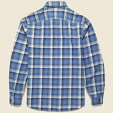 Clint Workshirt - Indigo/Cream - RRL - STAG Provisions - Tops - L/S Woven - Plaid