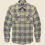 Matlock Workshirt - Faded Blue/Yellow - RRL - STAG Provisions - Tops - L/S Woven - Plaid