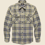 Matlock Workshirt - Faded Blue/Yellow - RRL - STAG Provisions - Tops - L/S Woven - Plaid