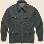 Browns Beach Overshirt - Charcoal/Cream - RRL - STAG Provisions - Outerwear - Coat / Jacket