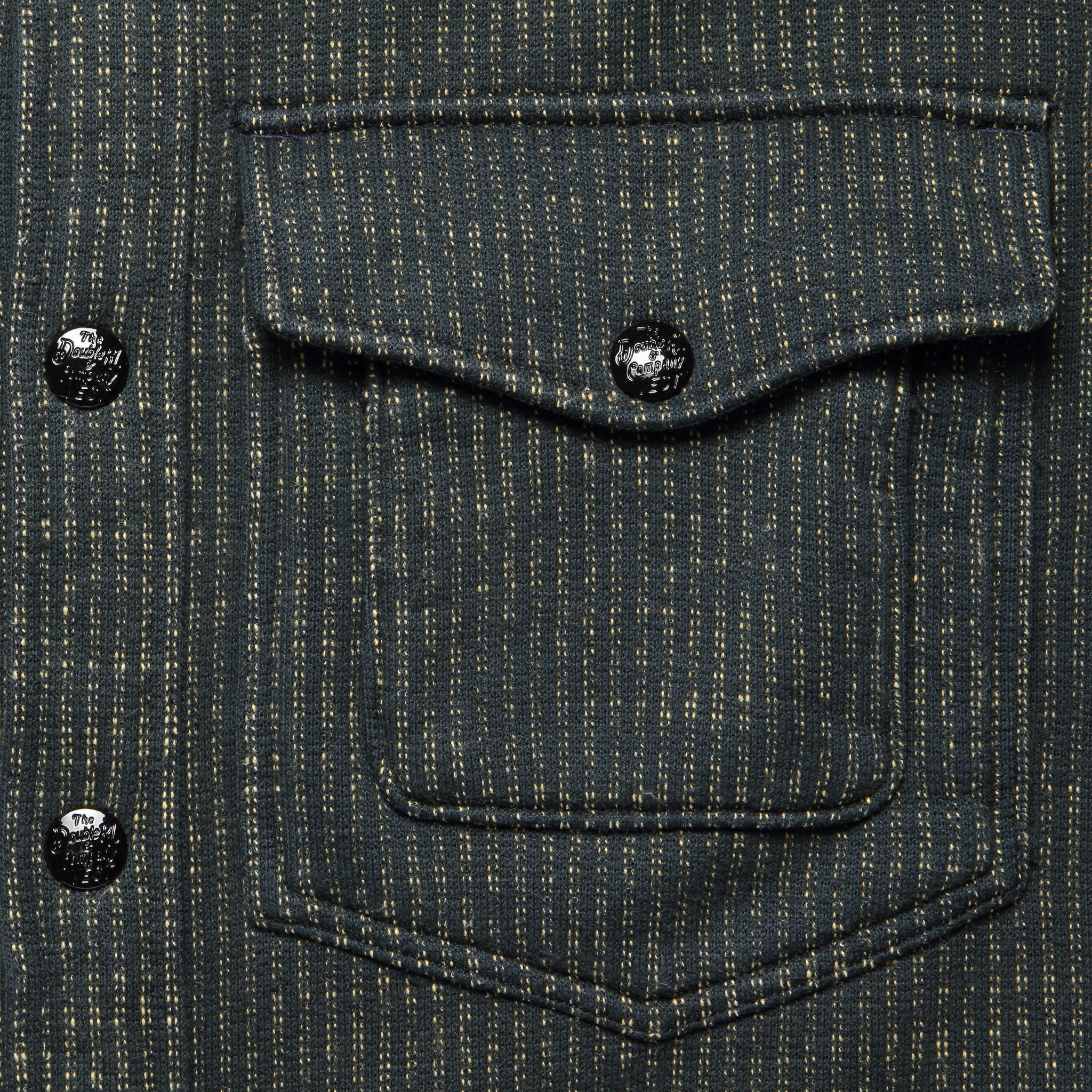 Browns Beach Overshirt - Charcoal/Cream - RRL - STAG Provisions - Outerwear - Coat / Jacket