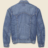 Type 2 Sawtooth Denim Jacket - Hewson Wash - RRL - STAG Provisions - Outerwear - Coat / Jacket