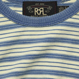 Indigo Ringer Stripe Tee - Indigo/Cream - RRL - STAG Provisions - Tops - S/S Tee