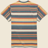 Southwest Stripe Pocket Tee - Turquoise/Red/Cream/Multi - RRL - STAG Provisions - Tops - S/S Tee